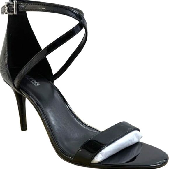 Michael Kors Black Strappy Sandals - Picture 1 of 6